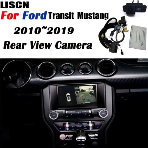Rear view Camera For Ford transit / mustang 2010 ~ 2019 Front Camera Original Screen Monitor Parking Camera Decoder