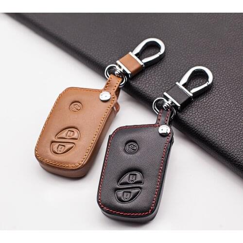Leather Car Key Cover For Lexus CT200H GX400 GX460 IS250 IS300C RX270 ES240 ES350 LS460 GS300 450h 460h Shell Case Interior