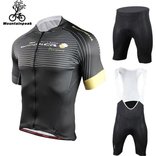 Mountainpeak 2018 Summer Short Sleeve Riding Shirt Men and Women Breathable Cycling Clothes Bicycle Outfit Riding Shorts
