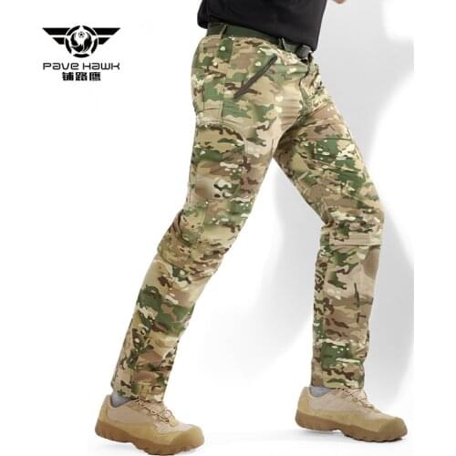 Mens Detachable Tactical Fast Dry Camouflage Pants Outdoor Hiking Climbing Training Breathable Military Removable Trouser Shorts