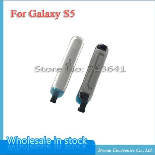 MXHOBIC 5pcs/lot Silver Gold USB Charging Port Dust Plug for Samsung Galaxy S5 G900F Charger Cover Cap Water Proof Flap Cover