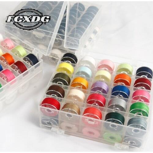 36pcs/50yard High Quality Bobbin Thread for Sewing Machine Home Sewing Kit Sewing Thread for Sewing Machine Embroidery Threads