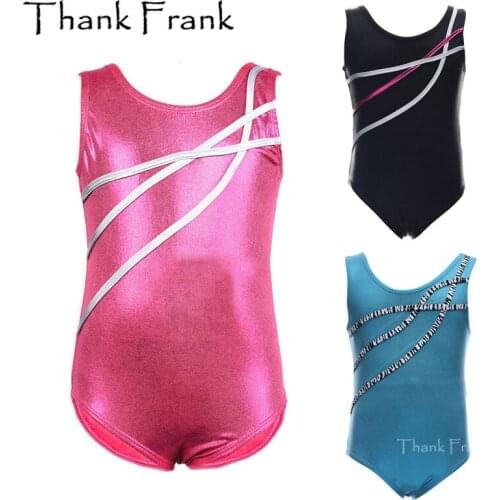 New One-piece Girls Leotard Children Sleeveless Gymnastics Leotards Kids Ballet Dancewear Professional Dance Leotards Tutu Dress