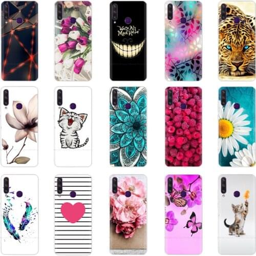 Painted Cover For Huawei Y6P Case 6.3" Soft TPU Phone Silicone Cover Coque for Huawei Y6p MED-LX9N Y 6P Y6 P Bumper 2020 Carcasa