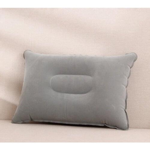 Portable Travel Plane Hotel Portable Folding Air Inflatable Pillow Soft Comfortable Break Sleep Cushion