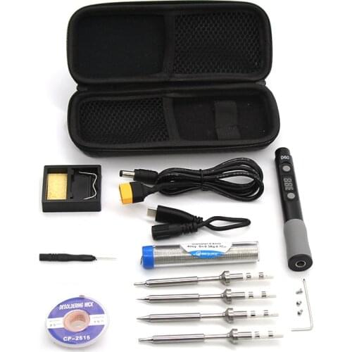 SQ-D60B Micro Electric Soldering Iron Set with Tool Kit Sequre