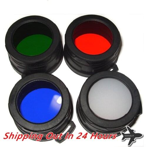 NITECORE RGB Torch Filter Diffused Mineral Coated Glass Lens Flashlight with Head of 40mm Accessories NFR40/NFG40/NFB40/NFD40