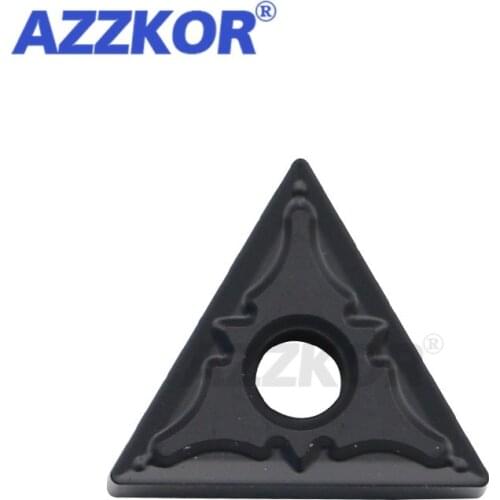 TNMG1604-PM NT125 Turning Tools Inserts CNC Center Lathe For Steel Maching Material Wholesale AZZKOR Triangle Carbide Blades