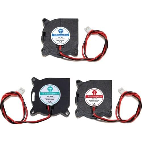 77JD 3D Printer Cooling Fan 4020 40x40x20mm Centrifugal Blower Fan 5V 12V 24V 2-Pin Brushless Cooling Cooler Fan