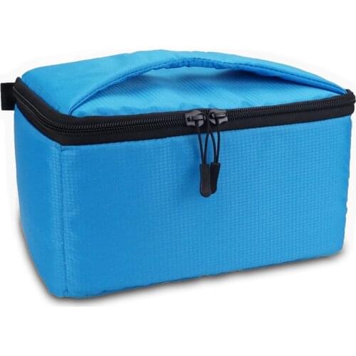 Waterproof Portable Camera Insert Padded Bag Case Large Capacity Camera Storage Bag with Dividing Partition for Camera DSLR Lens