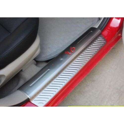 Higher star stainless steel 4pcs car door sills scuff protection plate For mazda6 2003-2011
