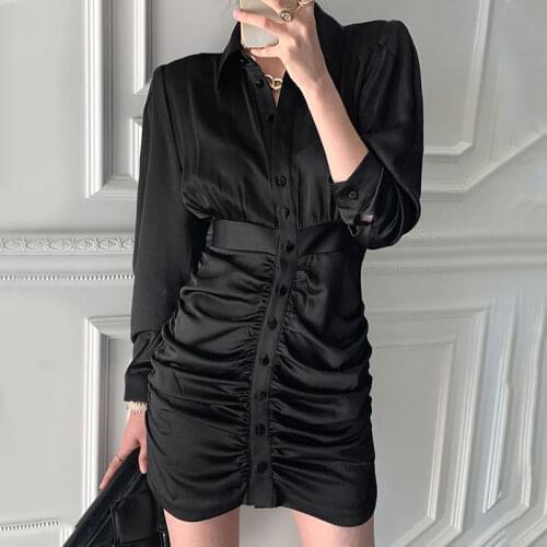 Dresses Women Long Sleeve Vintage Boho High Waist Party Elegant Luxury Spring Runway Dress 2021 A-Line Retro Autumn Hip