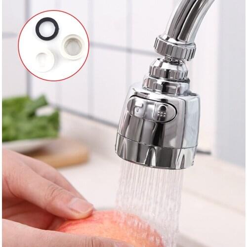 Kitchen Faucet Aerator 360° Rotatable Tap Head Shower Diffuser Rotatable Nozzle Adjustable Booster Faucet Kitchen Accessories