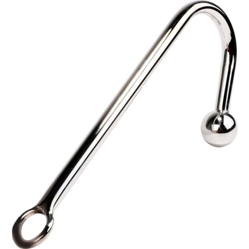 Anal Plug Dilator Metal Prostate Massage Butt Plug with Ball Sex Toys for Men and Women Stainless Steel Anal Hook Gay