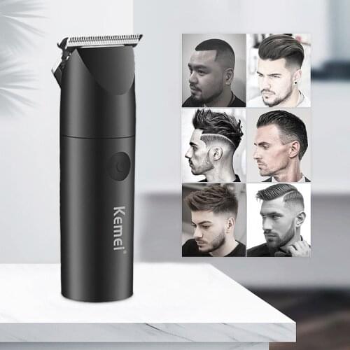 Kemei Cordless Powerful Hair Trimmer for Men Professional Electric Hair Clipper Beard Ceramic Blade Hair Cutting Machine 43K