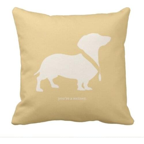 You're A Weiner Throw Pillow case