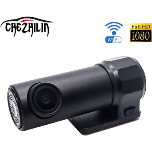 Chezhilin WiFi Car DVR 1080P FHD Night Vision Dash Cam Recorder Rotatable Lens Car Camera Camcorder APP Monitor