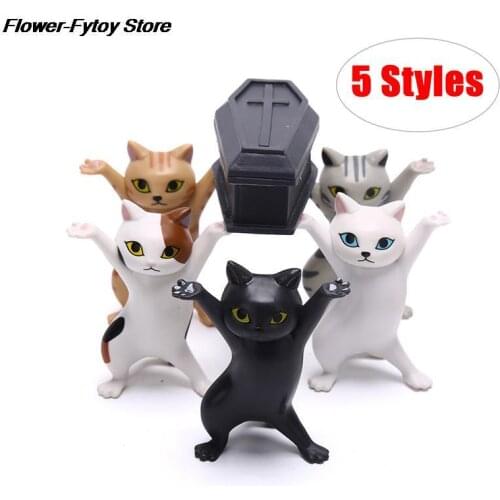 Kid Children Funny Toys Gift Cat Coffin Dance Figure Doll Animals Figurines Handmade Blind Box Decoration Toys Collection Gift