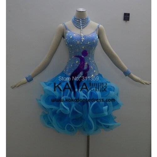Hot Sales!KAKA-L140251,Women Dance Wear,Girls Fringe Latin Dress,Salsa Dress Tango Samba Rumba Chacha Dress,Latin Dance