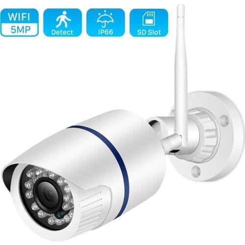 5MP Wifi IP Camera Outdoor 2MP IR Night Vision ONVIF Audio CCTV Camera 1080P HD Wireless ICSee Video Surveillance SD Card Slot