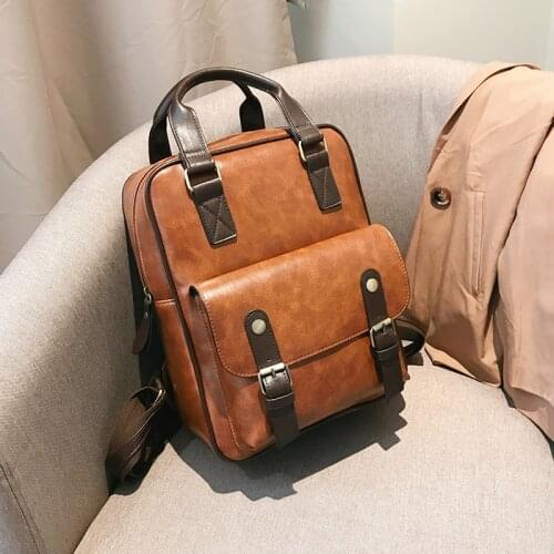 JongMay Womens Brown Backpacks