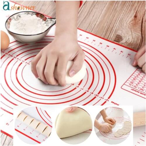 Reusable With Scale Silicone Baking Mat Eco-Friendly Mat For Rolling Dough Pad Large Non-stick Baking Kitchen Accessories Tools