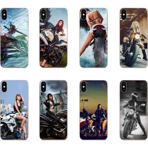 Soft TPU Screen Protector For Sony Xperia Z Z1 Z2 Z3 Z4 Z5 compact Mini M2 M4 M5 T3 E3 E5 XA XA1 XZ Premium Motorcycle Girl