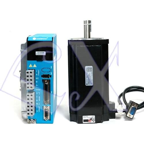 Original Leadshine Easy Servo Driver kit ES-DH2306 Direct 220/230VAC driver + 3 phase NEMA34 ES-MH33480 8.0Nm 2000rpm with cable