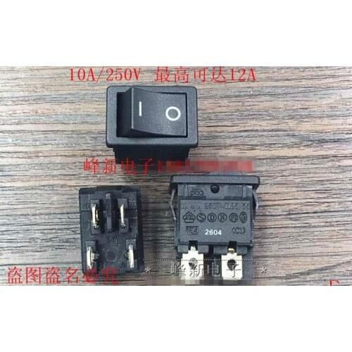Original new 100% import MR210-C4N-BBNWC 10A 250V rocker switch 2gear 4pin 10A250V sedan power switch start 15*21
