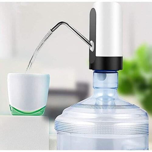 Automatic Bump for Water Bottle Electric Drinking Water Pump Dispenser Portable USB Charge Bottle Water Pump for 4.5-19 1liter