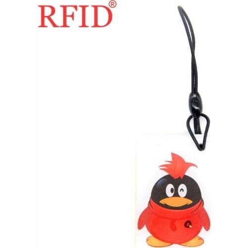 UID S50 1K 13.56Mhz Changeable Rewritable NFC RFID IC Card Waterproof Cartoon Dropping Glue Keyfobs Keychain Access Control Card