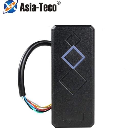 Waterproof 125khz 13.56Mhz Card Reader Wiegand 26 34 Card Reader LED Indicators Security RFID EM ID Card Access Control Reader