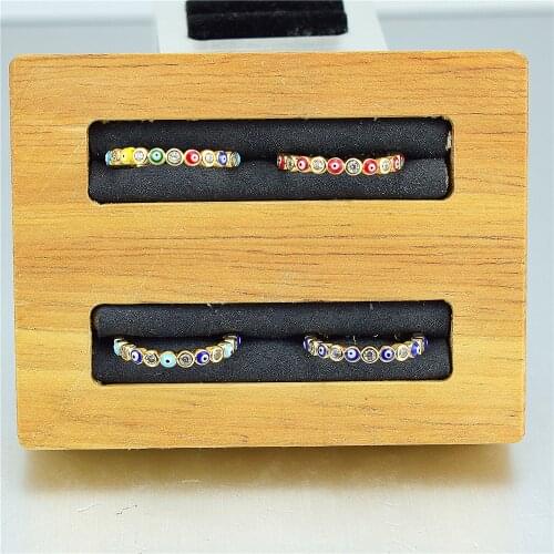 Magic Eye Ring Opening Adjustable Ring Eye Ring Color Ring Lady Magic Eye Ring Evil Eye Charm Enamel Charm