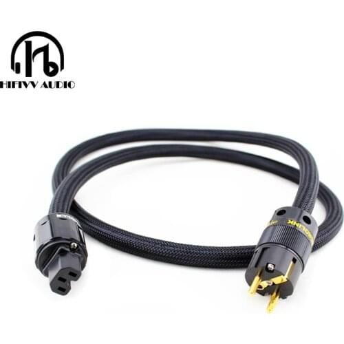 HI-end Audio EU plug AC Power Cable for power amplifier cable European AC Power LINE