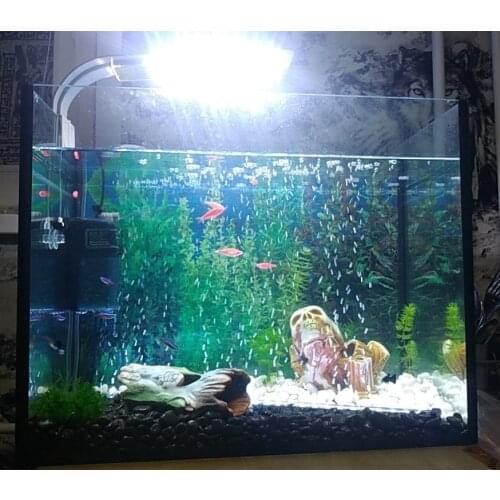 Clips Fish Tank Lamp 24 PCS LEDs Waterproof Aquarium Light 220V 10W Decoration Night Lights Fish Partner Light Up Your Aquarium