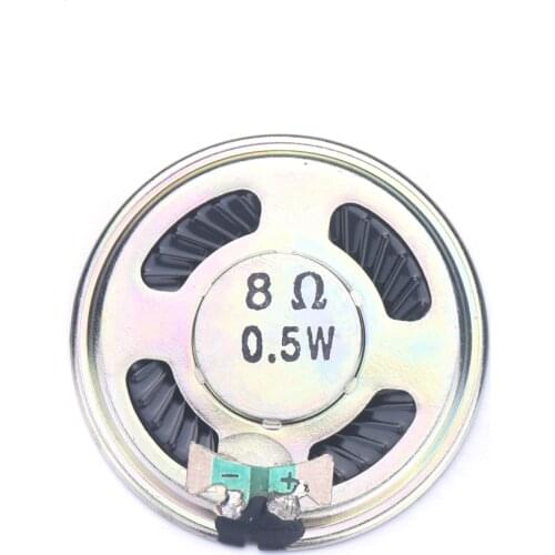 1/2/5/10pcs 8ohm 0.5w Loudspeaker for Audio Speaker Stereo Woofer Loudspeaker Trumpet Horn Buzzer DIY Electronic Accessories
