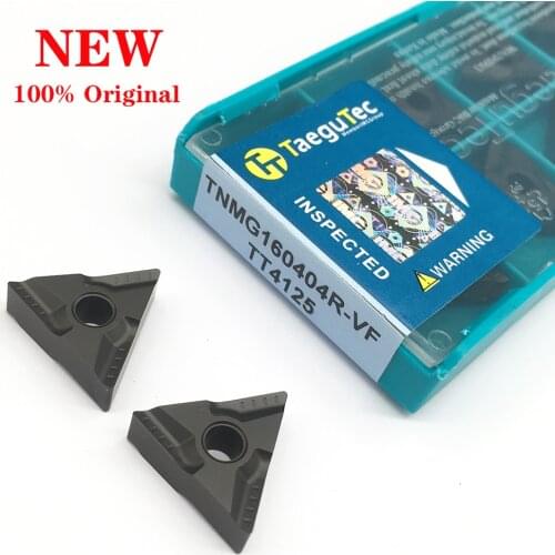 100% Original 10PCS TNMG160404R VF TT4125 Carbide Turning Tools For Steel High Quality Machining Metal CNC Machine Parts Tool