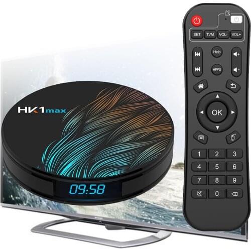2021 New 2.4G/5G Wifi Android 9.0 HK1 MAX Mini Smart TV Box Quad-Core BT 4.0 Set Top Box Media Player 4G 64G PK TX6 T9 X96 MAX