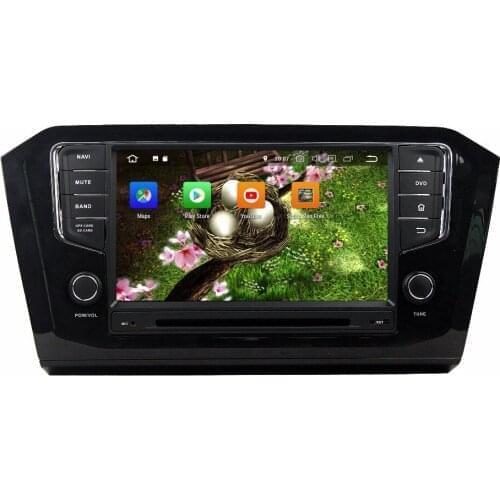 8" 1 Din 8 Core Android 9.0 Car DVD Player For VW PASSAT 2015 Deckless Audio Stereo Radio Multimedia Player DSP 4+64G Recorder