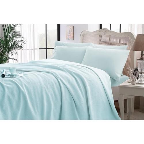 Double Person Pique Pack-Turquoise Memory Foam Bed Covers Fluffy Plaid Coverd Cover Blankets Pike Tackle Pike Set