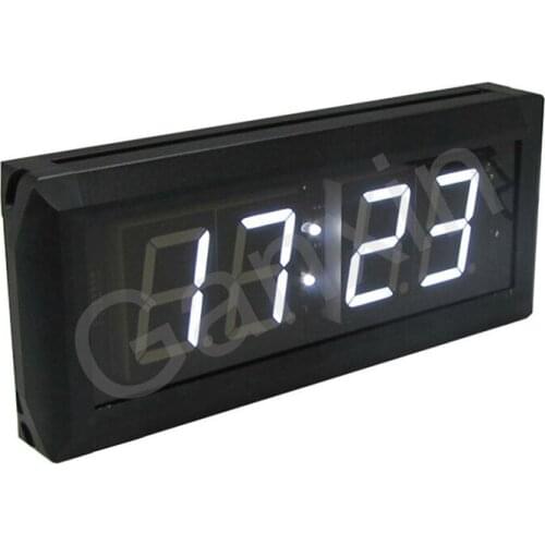 China manufacturer aluminium frame gps controlled 4 digit 1.8'' digital led display table clock