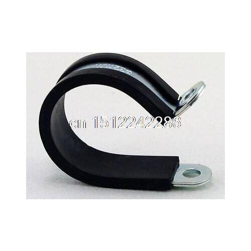 Lot5 35mm Zinc Plated Rubber Insulated Cushinoned Cable Wire Fuel Clamps Clips