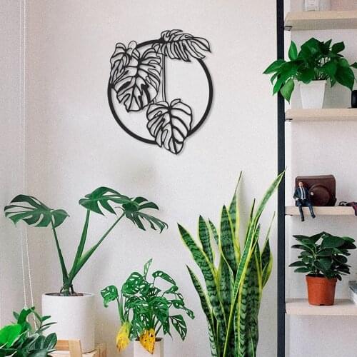 MONSTERA METAL WALL TABLE LEAF STYLISH DESIGN DECOR DECORATION MODERN LUXURY GOOD QUALITY