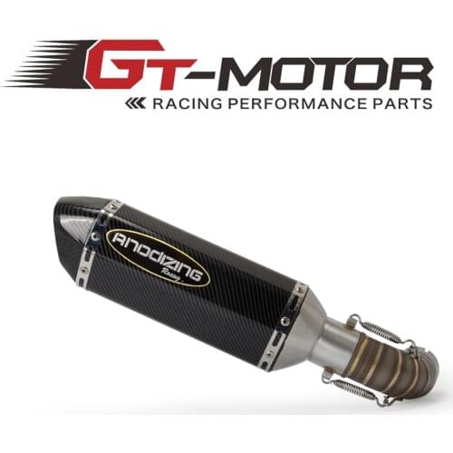 Motorcycle Exhaust System Slip-On Middle Pipe Link Exhaust Muffler Slip On For CB1000R CB 1000 R 2008 2009 2010 2011-2016