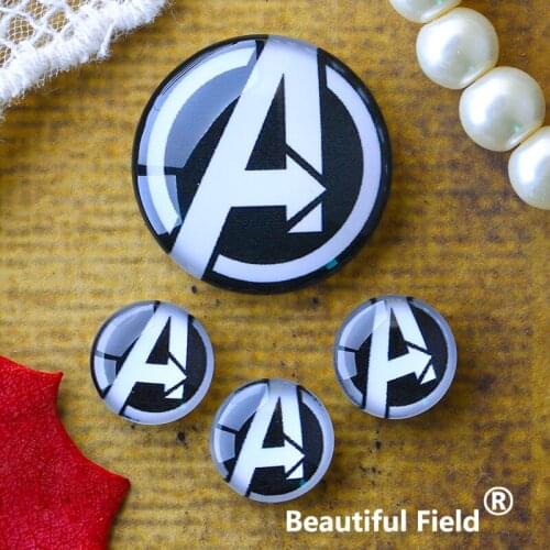 12mm 25mm 14mm 16mm 18mm 20mm Photo Glass Cabochons Round Cameo Set Handmade Settings Stone Magic FF1187