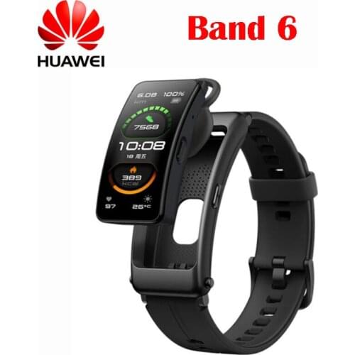 Original Huawei Band 6 Talkband B6 Bluetooth Smart Band Bracelet Wearable Sports Wristbands Touch AMOLED Screen Call Earphone