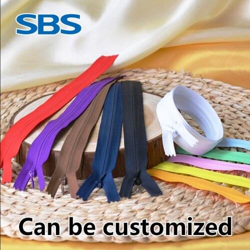 SBS Invisible Zippers Nylon Coil Tailor For Handcraft Sewing Cloth Accessorie Pillow for dress zipper sewing accessories