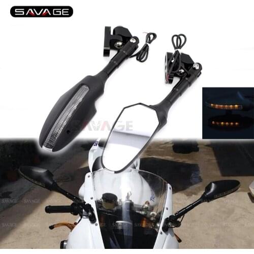 LED Rearview Mirror For TRIUMPH DAYTONA 675 2006-2018 2014 2015 2016 2017 Motorcycle Accessories Folding Rear View Side Mirrors
