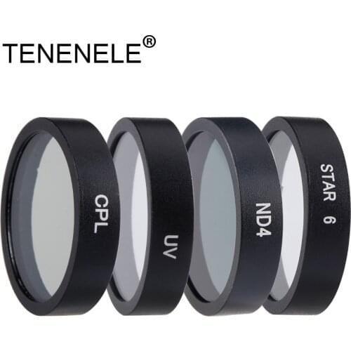 TENENELE Drone CPL Filter UV Star ND4 Lens Filters For DJI Phantom 3 4K Advanced Standard SE Professional Drones Accessories