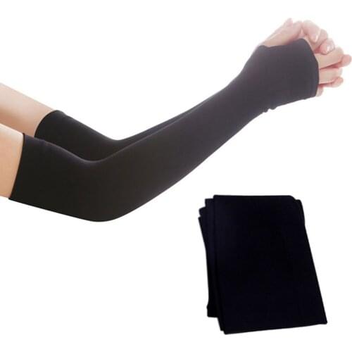 Outdoor Ice Arm Sleeves Sport Cooling Cover UV Sun Protection Sleeve Summer Mittens Flat gloves